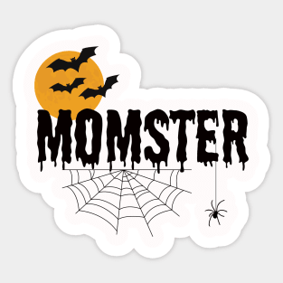 Momster Halloween Funny Sticker